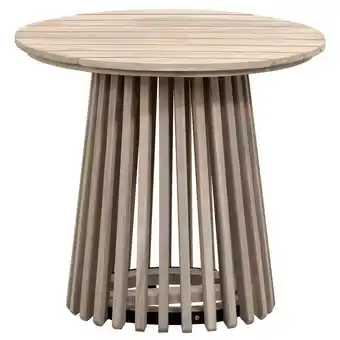 Leen Bakker Bijzettafel Saône - acacia/greywash - 45xØ50 cm aanbieding