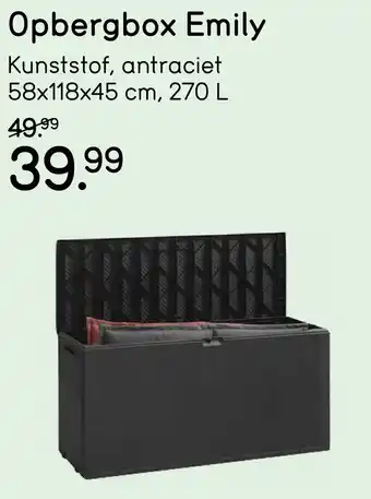 Leen Bakker Opbergbox Emily aanbieding