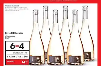 Sligro Cuvée hb chevalier rosé aanbieding