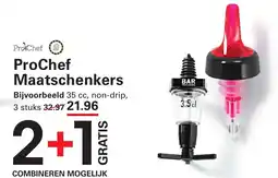 De Kweker ProChef Maatschenkers aanbieding