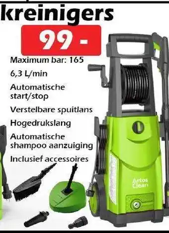 iTEK Hogedrukreiniger 6.3 l-min aanbieding