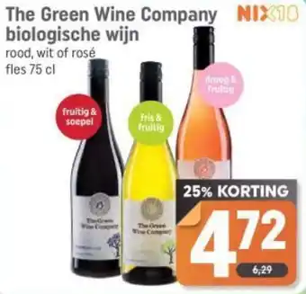 Dagwinkel The Green Wine Company biologische wijn aanbieding