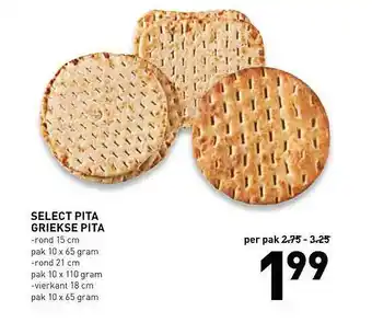 De Kweker Select pita griekse pita aanbieding