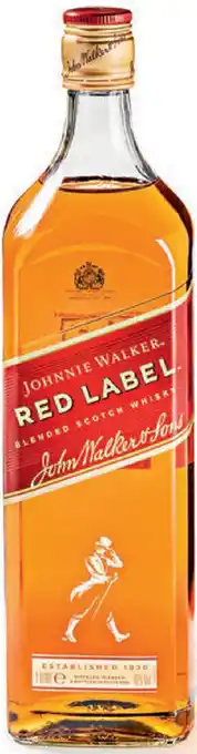 De Kweker Johnnie Walker Blended Scotch Whisky Red Label aanbieding