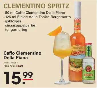 De Kweker Caffo Clementino Della Piana aanbieding
