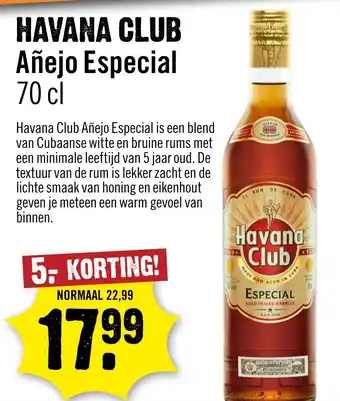 Dirck 3 Havana club añejo especial aanbieding
