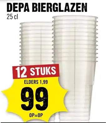 Dirck 3 Depa bierglazen aanbieding