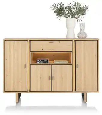 Henders & Hazel Shimanto, Dressette 180 Cm - 4-Deuren + 1-Lade + 1-Niche (LED + Dimmer) aanbieding