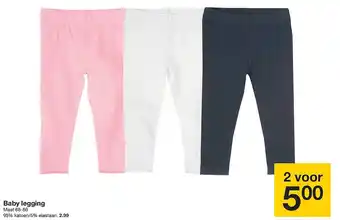 Zeeman Baby legging Maat 68-86 aanbieding