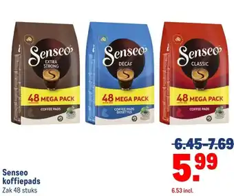 Makro Senseo koffiepads aanbieding