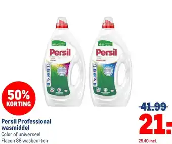 Makro Persil Professional wasmiddel aanbieding