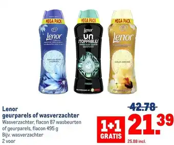 Makro Lenor geurparels of wasverzachter aanbieding