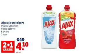 Makro Ajax allesreinigers aanbieding