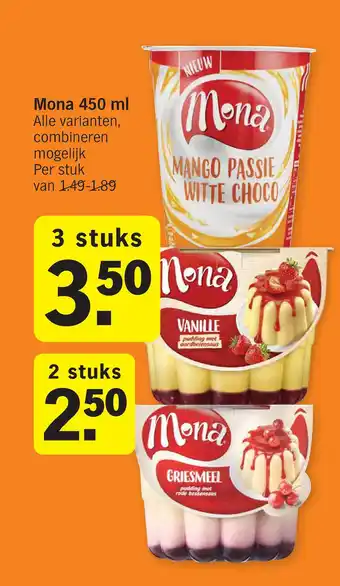 Albert Heijn Mona 450 ml aanbieding