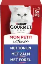 Bol.com Gourmet Mon Petit Intense - kattenvoer natvoer - Vis - 24 x 50 gr aanbieding
