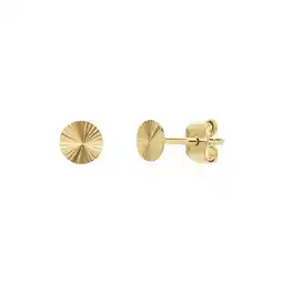 Lucardi 14 karaat geelgouden oorbellen rondjes aanbieding