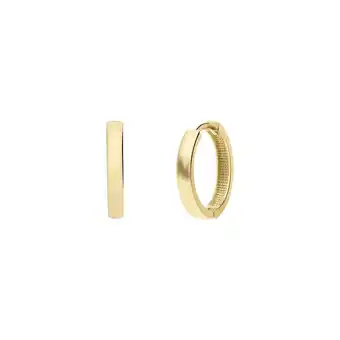 Lucardi 14 karaat geelgouden oorringen 11mm aanbieding