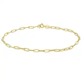 Lucardi 9 Karaat armband paperclip 2,2mm aanbieding
