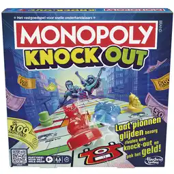 Amazon Hasbro Gaming Monopoly Knockout, partybordspel voor het hele gezin - Nederlandse versie aanbieding