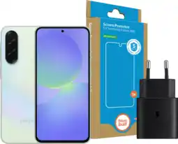 Coolblue Samsung Galaxy A36 128GB Groen 5G + Basis Accessoirepakket aanbieding
