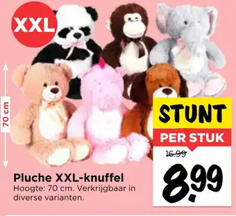 Vomar Voordeelmarkt Pluche XXL-knuffel aanbieding