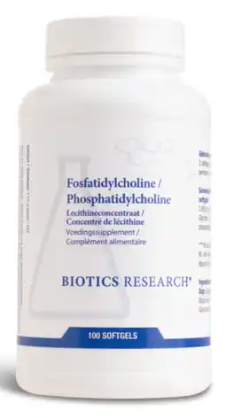 De Online Drogist Biotics Fosfatidylcholine Softgels 100CP aanbieding