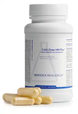 De Online Drogist Biotics CoQ-Zyme 100 Plus Capsules 60CP aanbieding