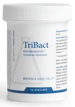 De Online Drogist Biotics TriBact Capsules 30CP aanbieding