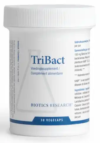 De Online Drogist Biotics TriBact Capsules 30CP aanbieding