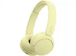 MediaMarkt Sony Wh-ch520 Draadloze On-ear Koptelefoon Geel aanbieding
