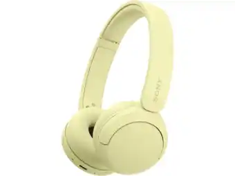 MediaMarkt Sony Wh-ch520 Draadloze On-ear Koptelefoon Geel aanbieding