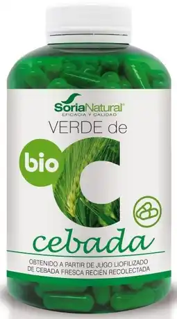 De Online Drogist Soria Natural Verde de Cebada Capsules 240CP aanbieding