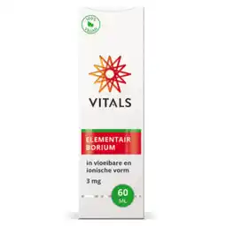 De Online Drogist Vitals Elementair Borium Druppels 60ML aanbieding