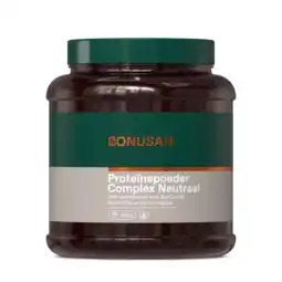 De Online Drogist Bonusan Proteïnepoeder Complex Neutraal 400GR aanbieding
