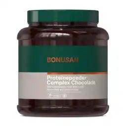 De Online Drogist Bonusan Proteïnepoeder Complex Chocolade 500GR aanbieding