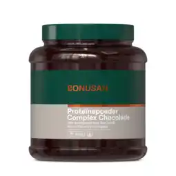 De Online Drogist Bonusan Proteïnepoeder Complex Chocolade 500GR aanbieding