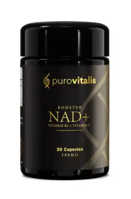 De Online Drogist Purovitalis Booster NAD+ Capsules 30CP aanbieding