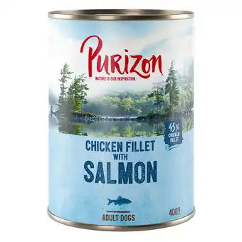 Zooplus Purizon honden natvoer - Zalm met spinazie en kokos (6 x 400 g) aanbieding