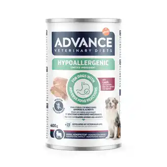 Zooplus 6x400g Advance Veterinary Diets Hypoallergenic Lam natvoer voor honden aanbieding