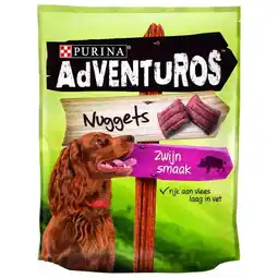 Pets Place Adventuros Nuggets - Hondensnacks - Wild Zwijn 90 g aanbieding