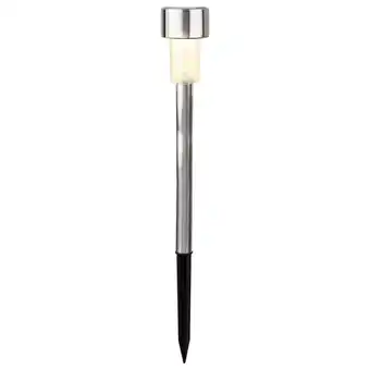 Pets Place Lumineo Solar Stake Light - Tuinverlichting - Ø5x24 cm Rvs aanbieding