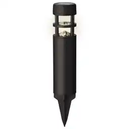 Pets Place Lumineo Solar Pilaar - Staande Buitenlamp - Ø7x28 cm Zwart aanbieding