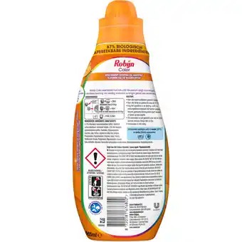 Jumbo Robijn Klein & Krachtig Wasmiddel Kleur 665ML aanbieding