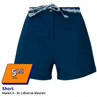 Action Short aanbieding