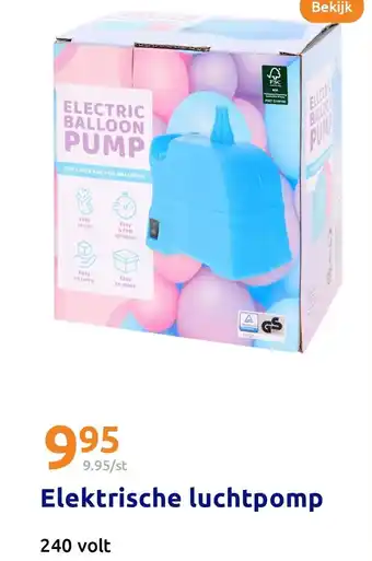 Action Elektrische luchtpomp aanbieding