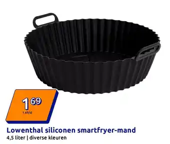 Action Lowenthal siliconen smartfryerLowenthal siliconen smartfryer-mand mand aanbieding