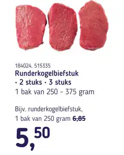 Van Hoeckel Runderkogelbiefstuk aanbieding