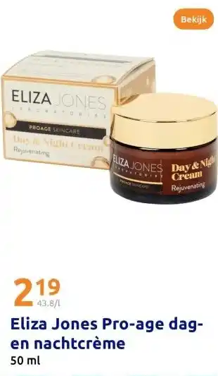 Action Eliza Jones Pro-age dag- en nachtcrème aanbieding