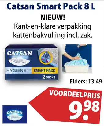 Huisdier Voordeelshop Catsan Smart Pack aanbieding