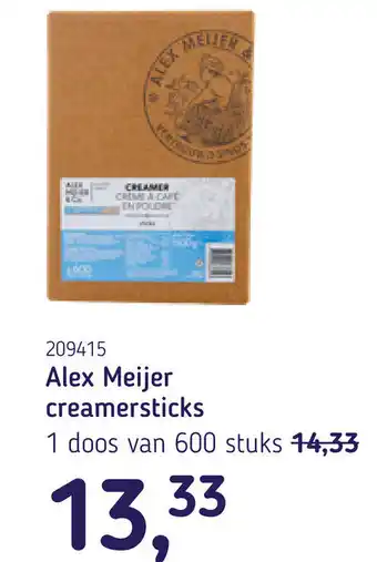 Van Hoeckel Alex Meijer creamersticks aanbieding